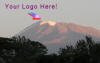 your logo on top of Kilimanjaro